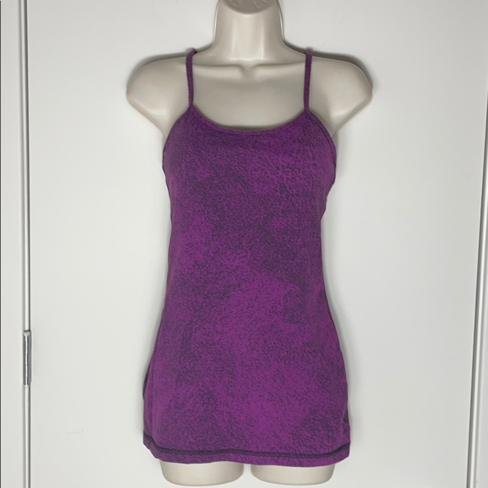 lululemon athletica Purple power Y Tank Top